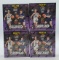 4 Sealed Panini 2024 Prizm Basketball Mega Box Draft Picks Caitlin Clark, Red Ice