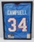JSA Authentic Earl Campbell Autograph Framed Jersey HOF 91