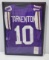 JSA Authentic Fran Tarkenton Autograph Framed Jersey HOF 86
