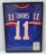PSA Authentic Phil Simms Autograph Framed Jersey