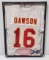 BrennansSports Authentic Len Dawson Autograph Framed Jersey HOF 87