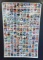 1984 Topps Football Trading Cards Uncut Sheet Featuring 132 Cards