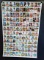 1976 Topps Football Trading Cards Uncut Sheet Featuring 132 Cards Traded Cards
