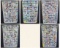 5 Topps 1985 Baseball Trading Cards Uncut Sheets, 660 Cards with Lots of HOFÕs