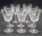 (8) Waterford Crystal Lismore Claret Glasses