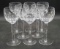 (8) Waterford Crystal Sheila Hock Wine Glasses