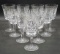 (10) Waterford Crystal Ashling Water Goblets