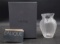 Lalique Crystal Pavie Frosted Vase