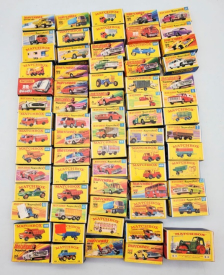 (67) Vintage Empty Matchbox Lesney Vehicle Boxes