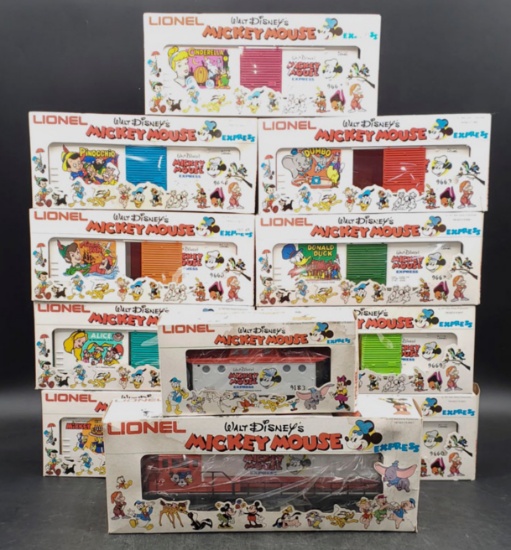 Lionel Mickey Mouse 11 Car Express Set