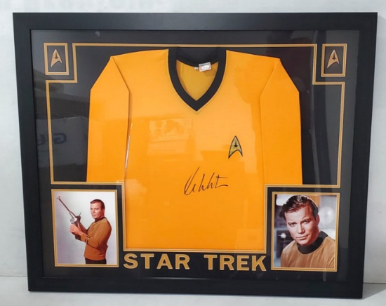 Star Trek William Shatner Signed Uniform Jersey JSA Authenticated