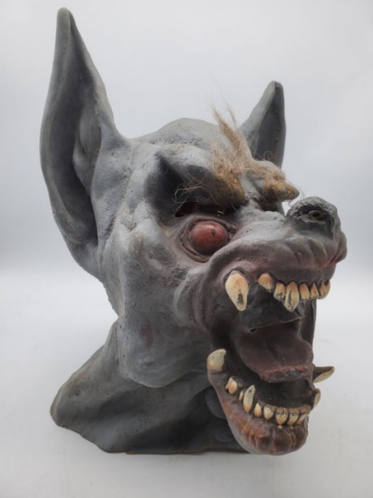 Vintage Halloween Werewolf Latex Mask