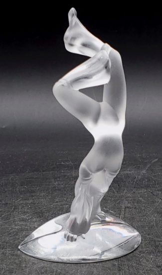 Lalique Figurine Acrobat "Legs Up"