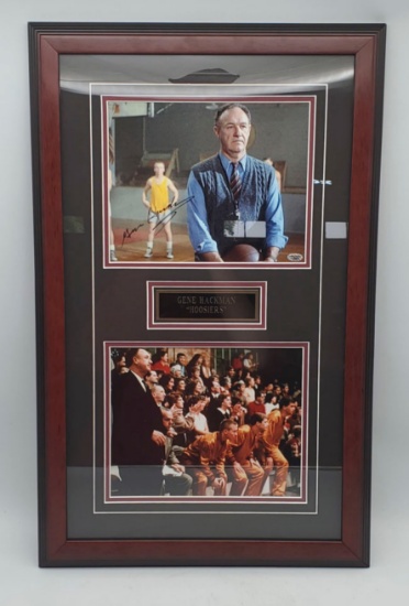 Certified Gene Hackman "Hoosiers" Autographed Movie Photograph
