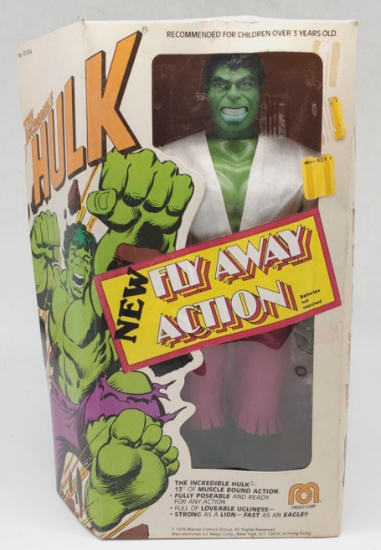 1978 Mego 12Ó Sealed The Incredible Hulk Fly Away Action Figure