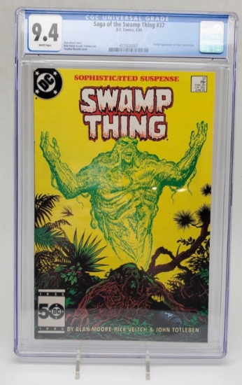 Graded CGC Saga of the Swamp Thing #37 D.C. Comic 9.4