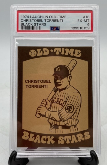 Graded 1974 Laughlin Old Time Black Stars #18 Christobel Torrienti  EX-MT 6 Set Break