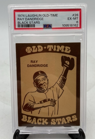 Graded 1974 Laughlin Old Time Black Stars #26 Ray Dandridge EX-MT 6 Set Break