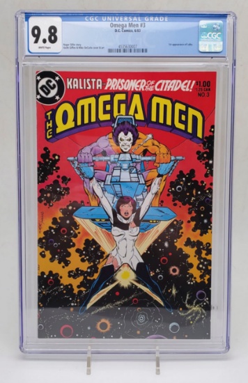 Graded CGC Omega Men #3 D.C. Comic 9.8
