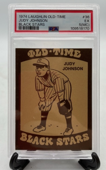 Graded 1974 Laughlin Old Time Black Stars #36 Judy Johnson EX 5 Set Break