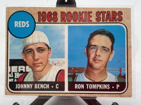 1968 Johnny Bench Topps Rookie Baseball Card