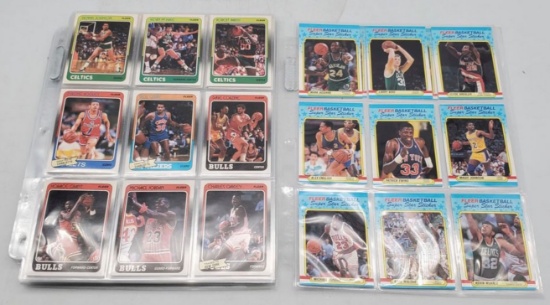 1988 Fleer Basketball Complete Set 132/132, Michael JordanÕs 3rd Year