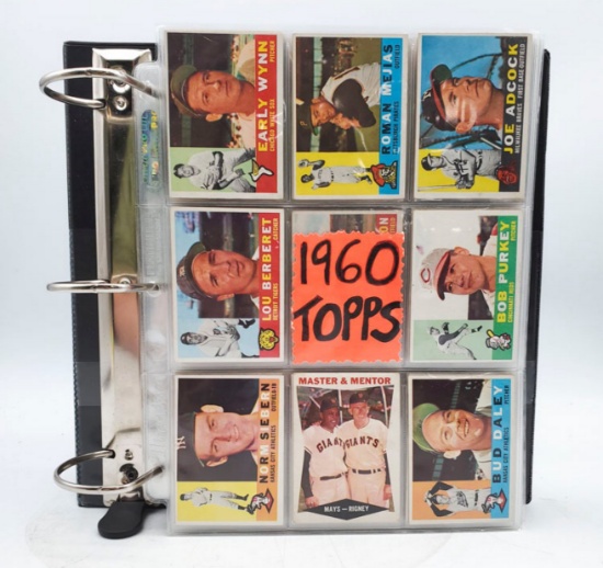 1960 Topps Baseball Cards Starter Set 298 Cards No Duplicates