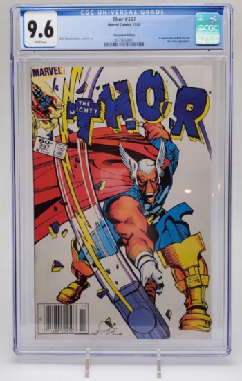Graded CGC Thor #337 Marvel Comic 9.6