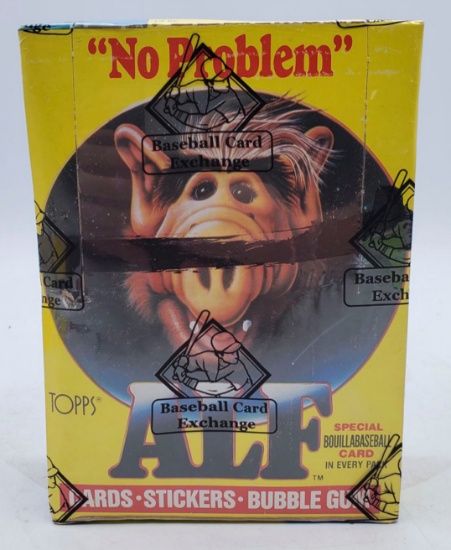 1987 Topps Alf Series 1 Unopened Wax Box, BBCE Wrapped