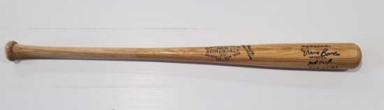 PSA Authentic Ernie Banks Autograph Signature on Adirondack Personal Model Bat