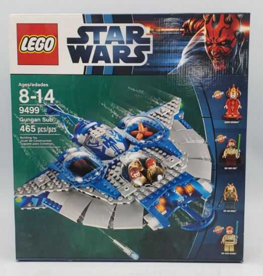 2012 Lego Star Wars Gungan Sub 9499 Sealed Set.