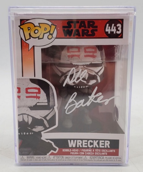 Star Wars POP! SWAU Authenticated Autographed Wrecker