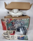 NOS 1975 Hasbro G.I. Joe Adventure Team Sea Wolf Submarine Playset In Box