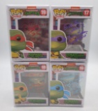 SWAU Authenticated POP! TMNT Teenage Mutant Ninja Turtles Autographed Vinyl Figures