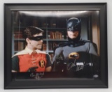 Beckett Witnessed Adam West (Batman) and Burt Ward (Robin) Autographed Photograph
