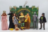 1974 Wizard of Oz Mego Figure Set and Mego Emerald City Playset.