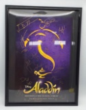 Disney's Aladdin Broadway's New Musical Comedy Cast Autographed Poster