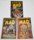 1953 Mad Comics 6,7,and 8 Golden Age EC Comic Books