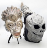Original HR Giger Species Sil Alien Mask. Sil Mask with translucent plastic cover face