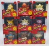 9 PokŽmon Electronic Figures including Charmander, Squirtle, and More.