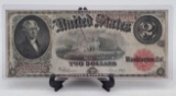 1917 Large $2 Two Dollar United States Legal Tender