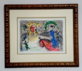 Marc Chagall ÒThe CircusÓ Original Lithograph from Derrire Le Miroir Book.