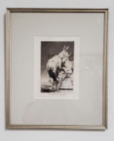 Francisco De Goya ÒTu Que No PuedesÓ (Thou who canst not) Etching