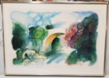 William Tillyer Abstract Watercolor Painting