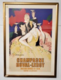 1999 Mauzan Champagne Duval-Leroy Poster 1st Printing Distill Edition