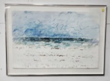 Ken Ecker Watercolor Landscape Painting on Paper