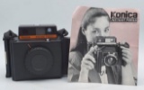 Konica Instant Press Polaroid Camera