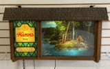 Vintage HammÕs Beer Light-Up Motion Scene-O-Rama Advertising Sign.