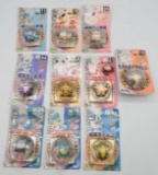 10 Pokemon Japanese Sealed Tomy Figures including Dragonite, Gyrarados, and more