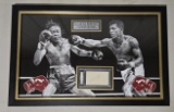 Framed Sugar Ray Robinson Autographed Index Card PSA Authentic